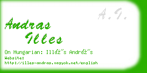 andras illes business card